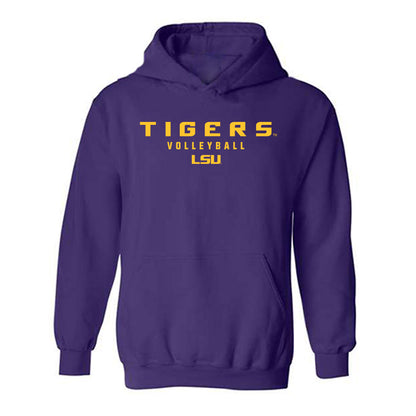 LSU - NCAA Women's Volleyball : Remi Nuss - Classic Shersey Hooded Sweatshirt-0