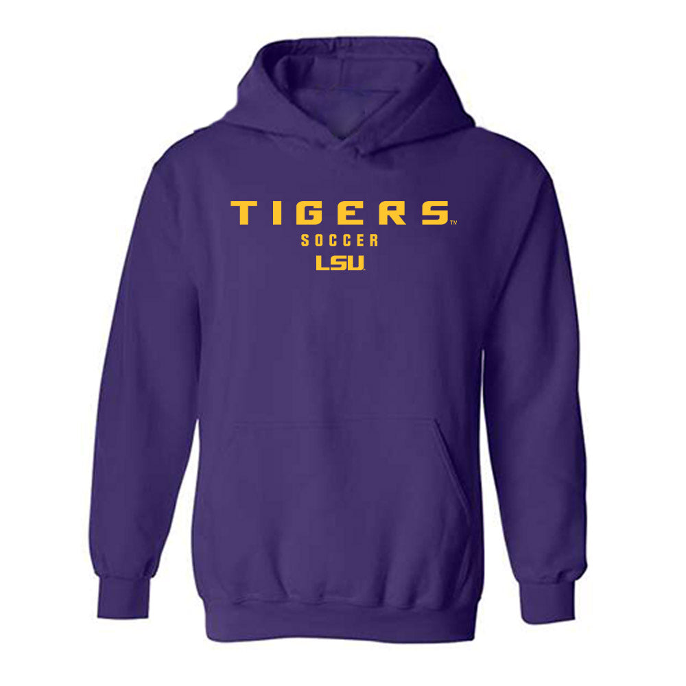 LSU - NCAA Women's Soccer : Amy Smith - Classic Shersey Hooded Sweatshirt-0