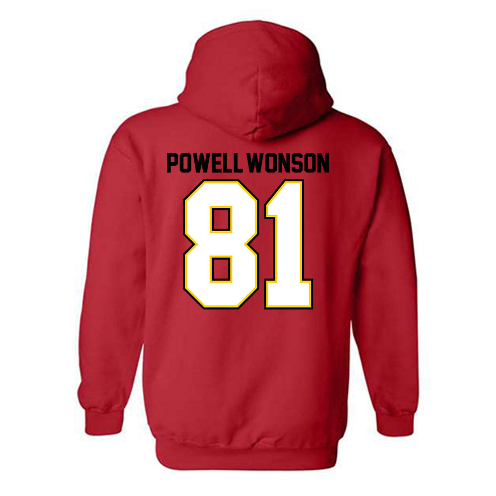 Maryland - NCAA Football : Jahmari Powell-Wonson - Hooded Sweatshirt