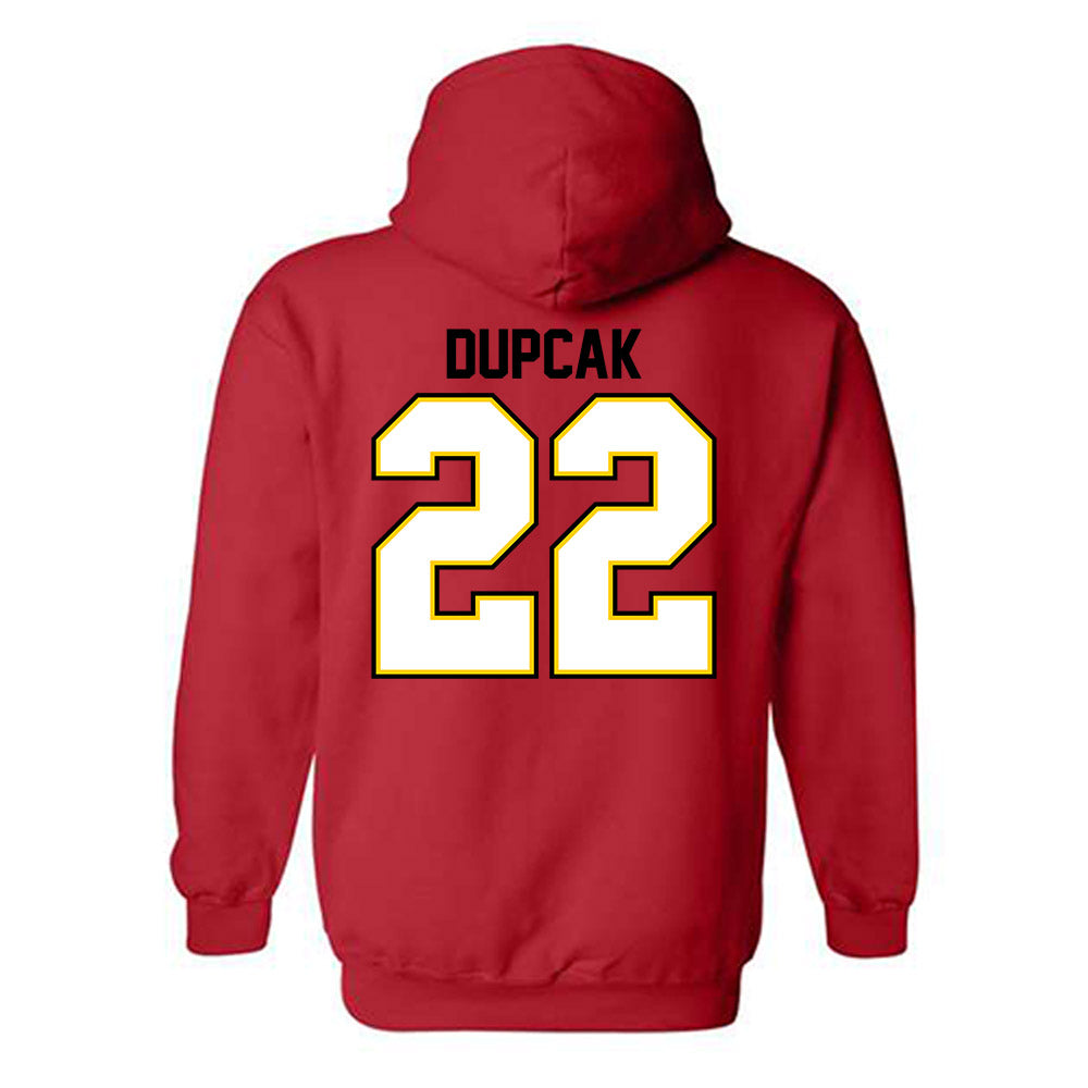 Maryland - NCAA Women's Lacrosse : Lexi Dupcak - Classic Shersey Hooded Sweatshirt-1