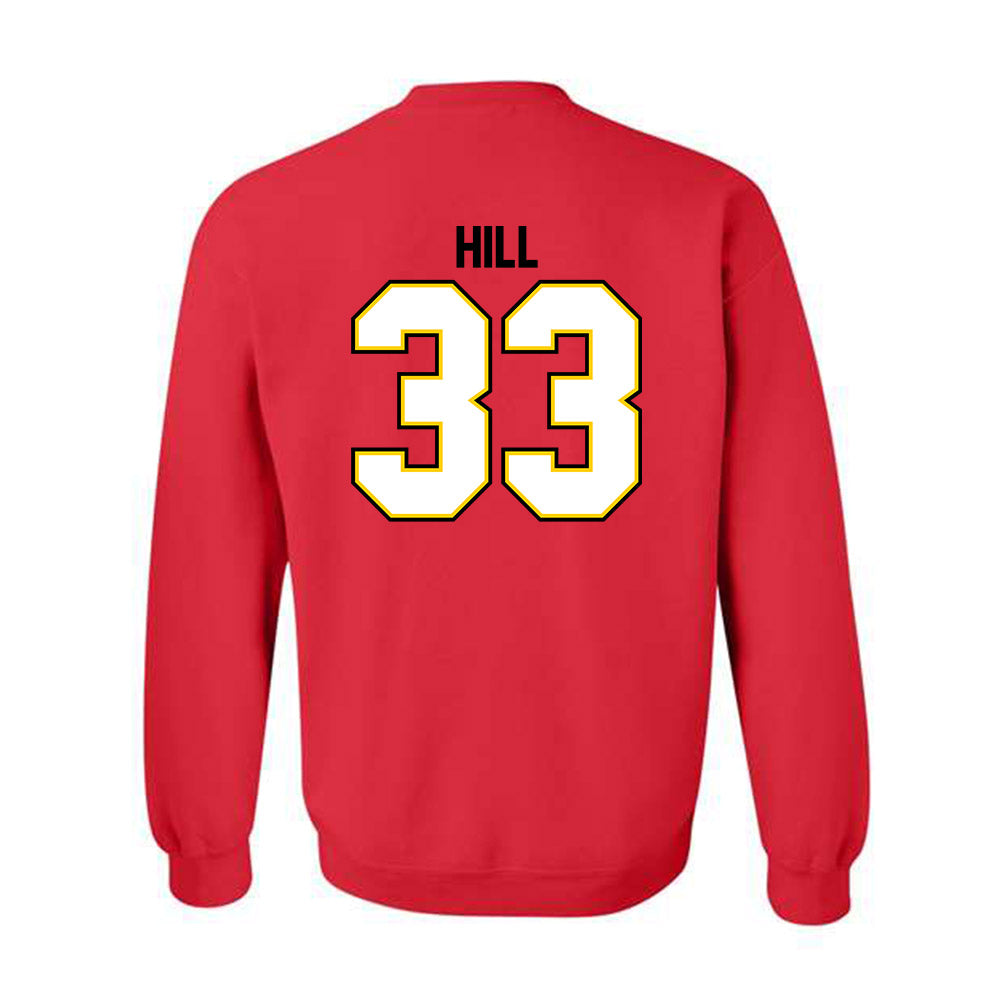 Maryland - NCAA Baseball : Aden Hill - Classic Shersey Crewneck Sweatshirt-1