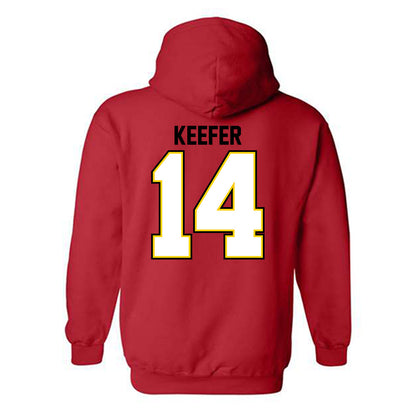 Maryland - NCAA Baseball : Luke Keefer - Classic Shersey Hooded Sweatshirt-1