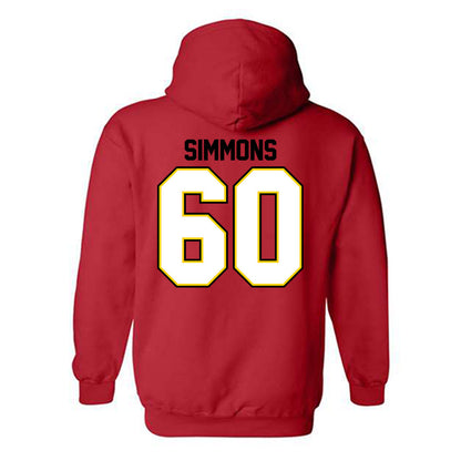 Maryland - NCAA Football : Joshua Simmons - Hooded Sweatshirt