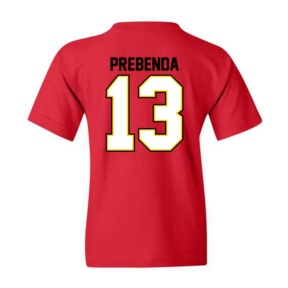 Maryland - NCAA Men's Soccer : Tyler Prebenda - Youth T-Shirt