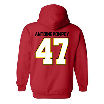 Maryland - NCAA Football : Sebastian Antoine-Pompey - Classic Shersey Hooded Sweatshirt
