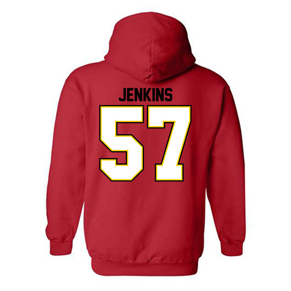 Maryland - NCAA Football : Bryce Jenkins - Classic Shersey Hooded Sweatshirt-1