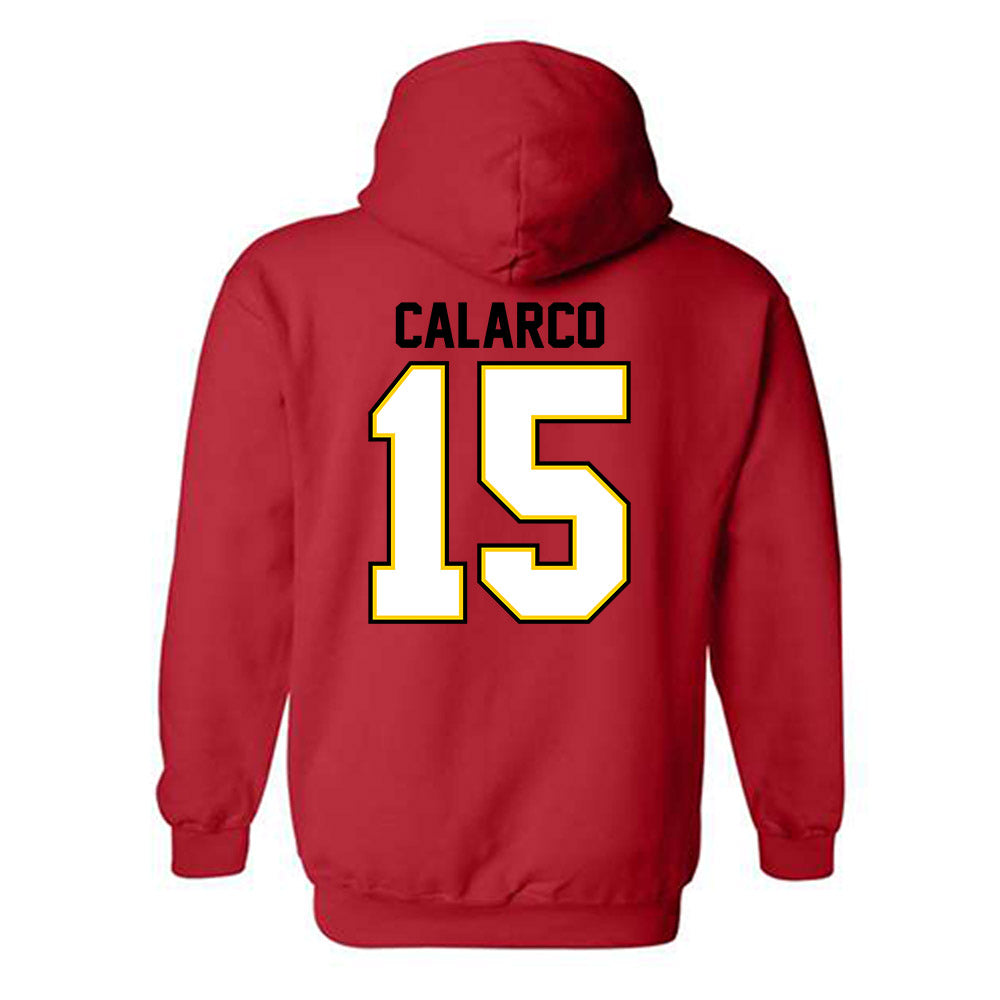 Maryland - NCAA Baseball : Alex Calarco - Classic Shersey Hooded Sweatshirt-1