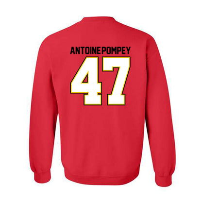 Maryland - NCAA Football : Sebastian Antoine-Pompey - Classic Shersey Crewneck Sweatshirt