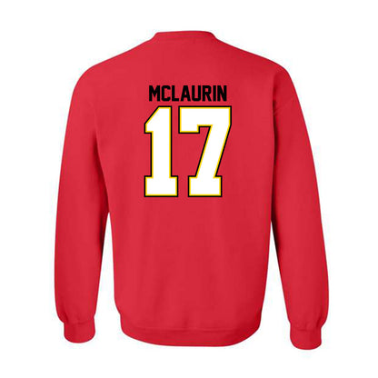 Maryland - NCAA Football : Josiah Mclaurin - Crewneck Sweatshirt