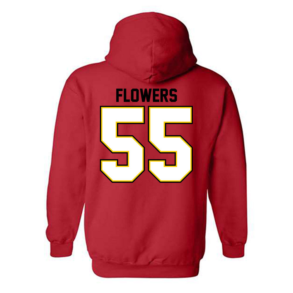 Maryland - NCAA Football : Keion Flowers - Hooded Sweatshirt