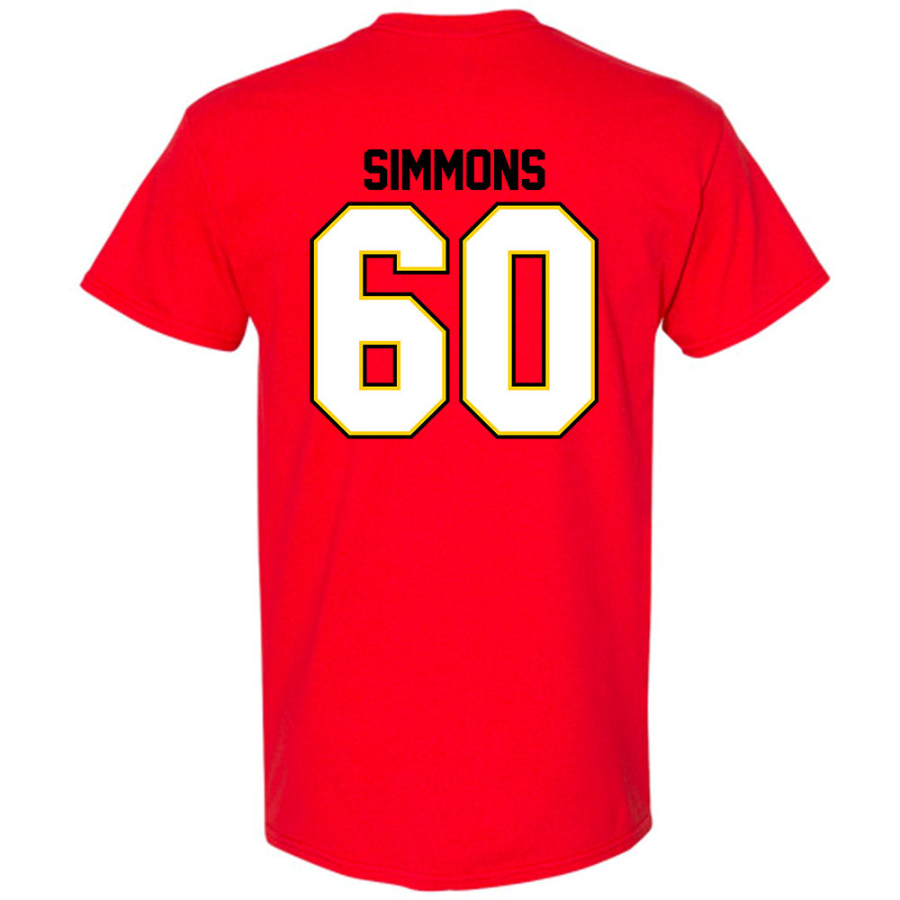 Maryland - NCAA Football : Joshua Simmons - T-Shirt