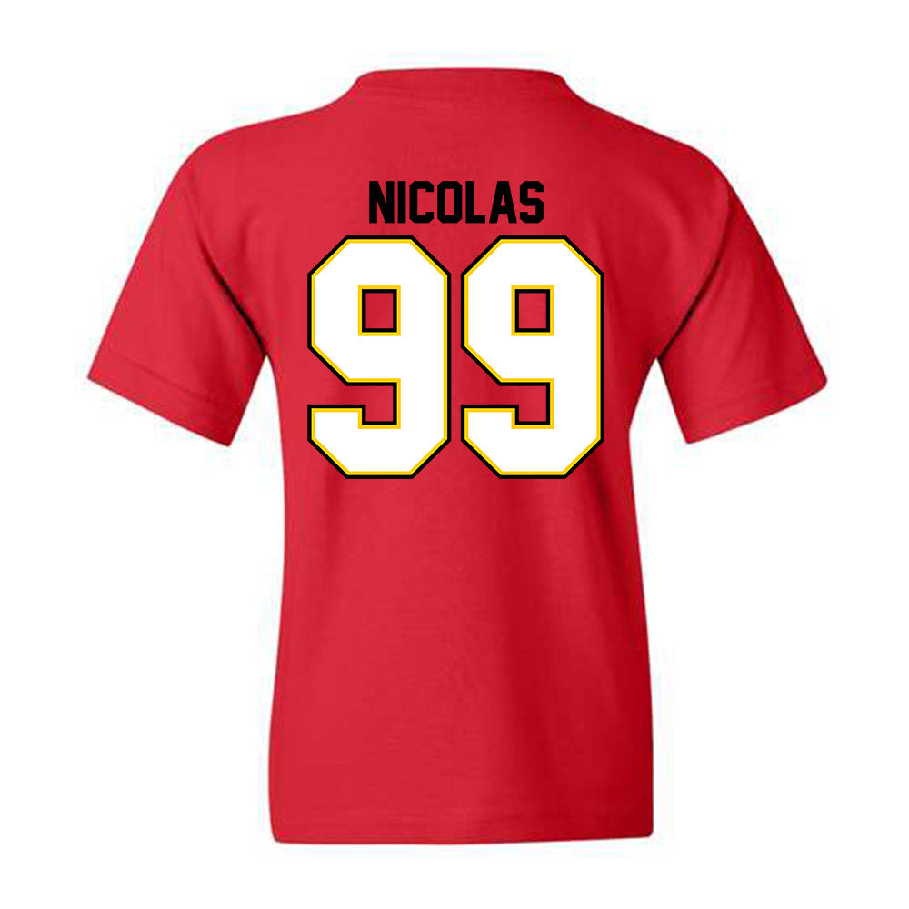 Maryland - NCAA Football : Dimitry Nicolas - Youth T-Shirt