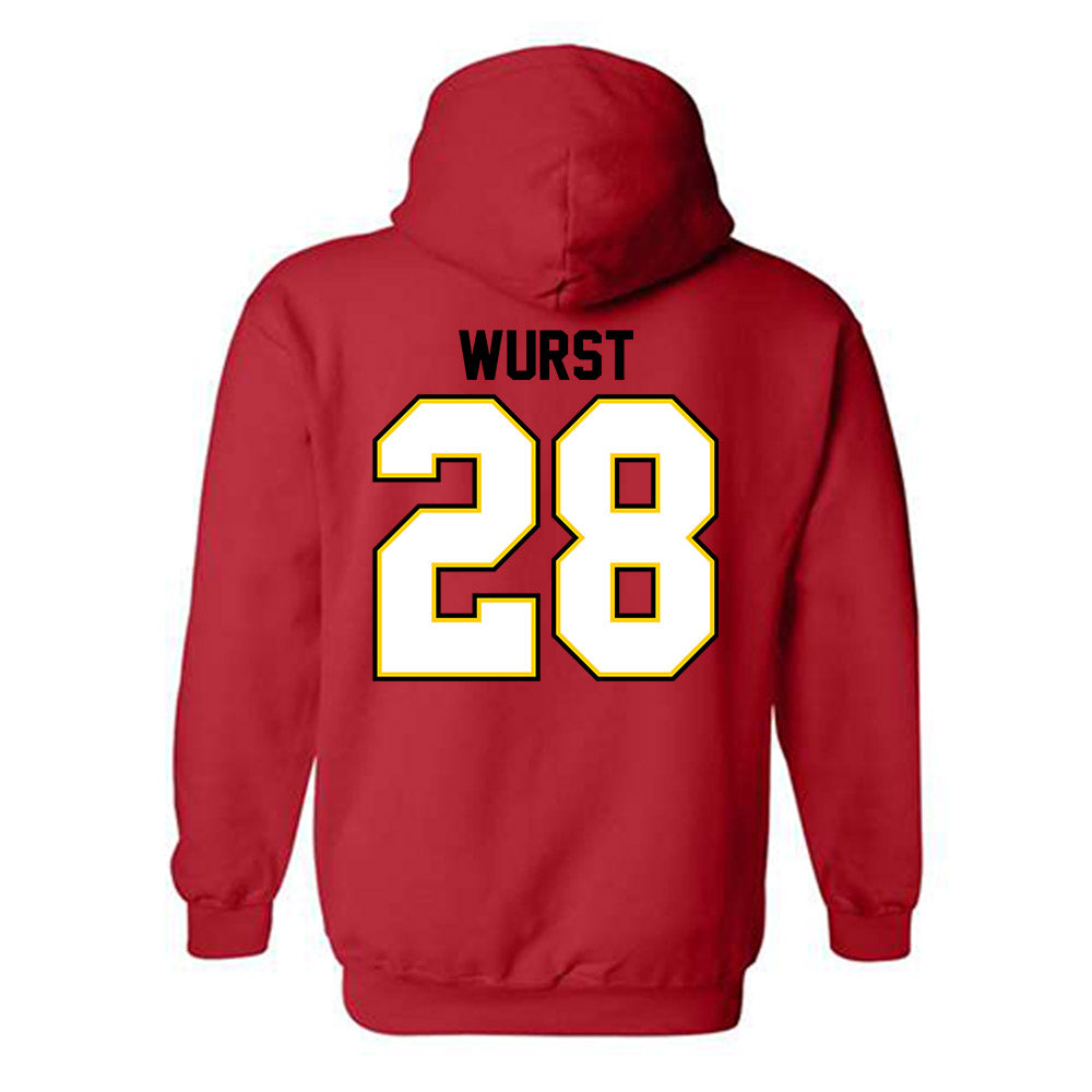 Maryland - NCAA Softball : Aubrey Wurst - Classic Shersey Hooded Sweatshirt-1