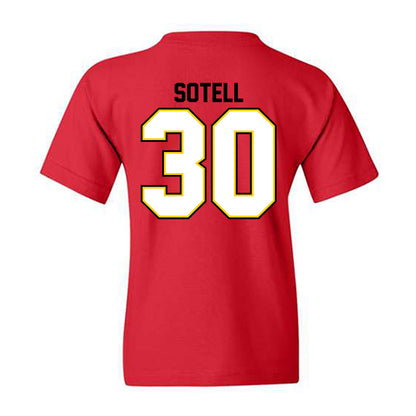 Maryland - NCAA Men's Basketball : Lukas Sotell - Classic Shersey Youth T-Shirt-1