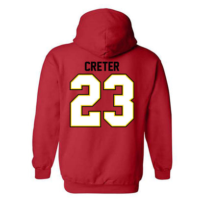 Maryland - NCAA Men's Lacrosse : Sean Creter - Classic Shersey Hooded Sweatshirt-1