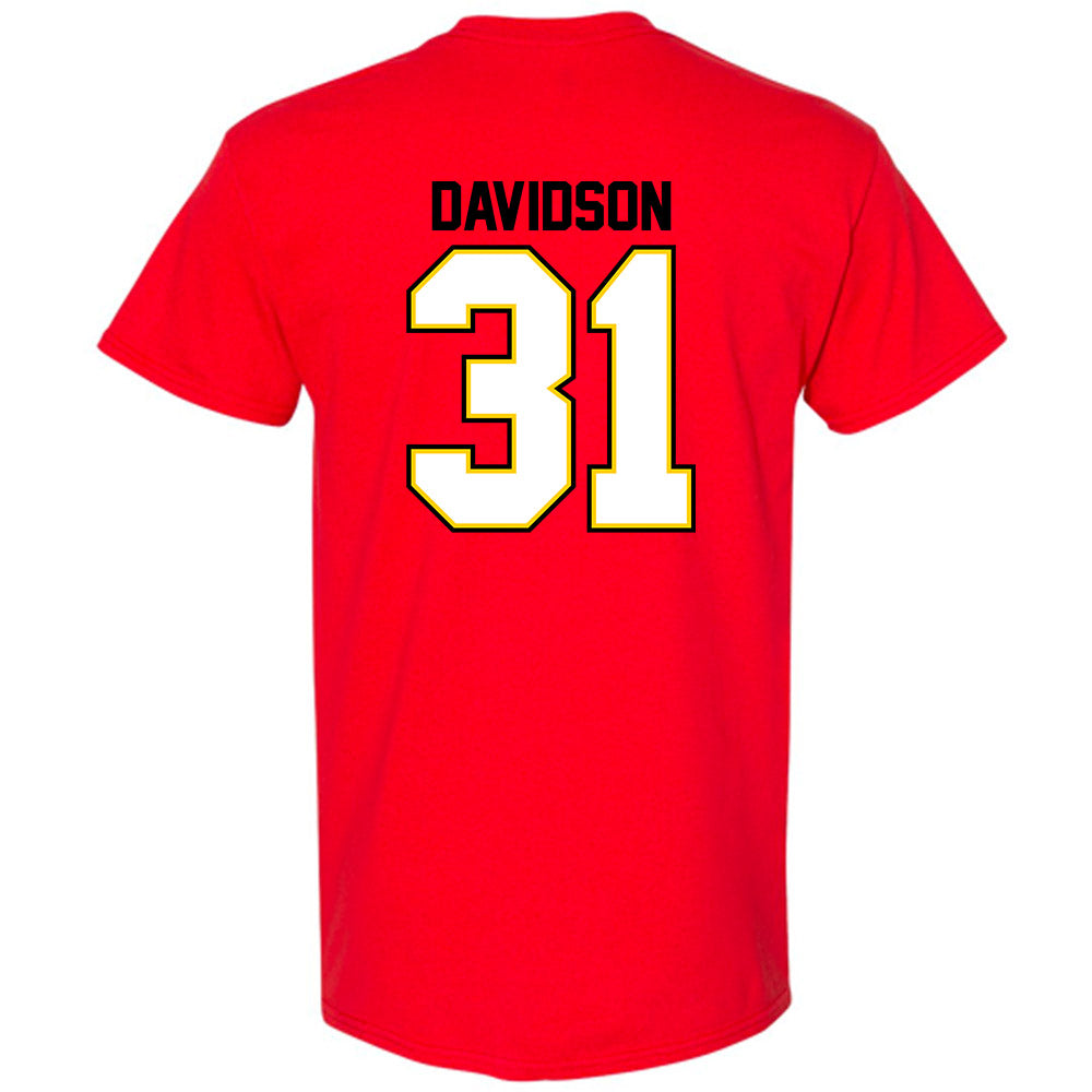 Maryland - NCAA Men's Lacrosse : Trace Davidson - Classic Shersey T-Shirt-1