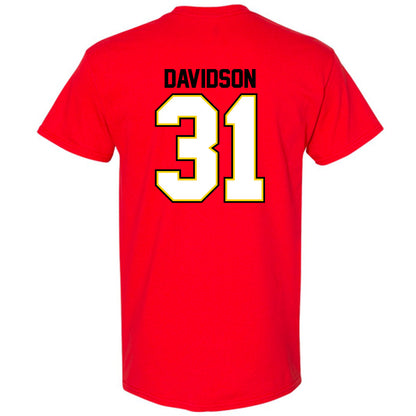 Maryland - NCAA Men's Lacrosse : Trace Davidson - Classic Shersey T-Shirt-1