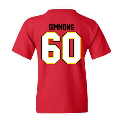 Maryland - NCAA Football : Joshua Simmons - Youth T-Shirt