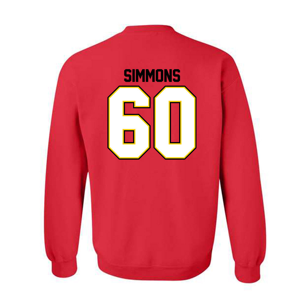 Maryland - NCAA Football : Joshua Simmons - Crewneck Sweatshirt