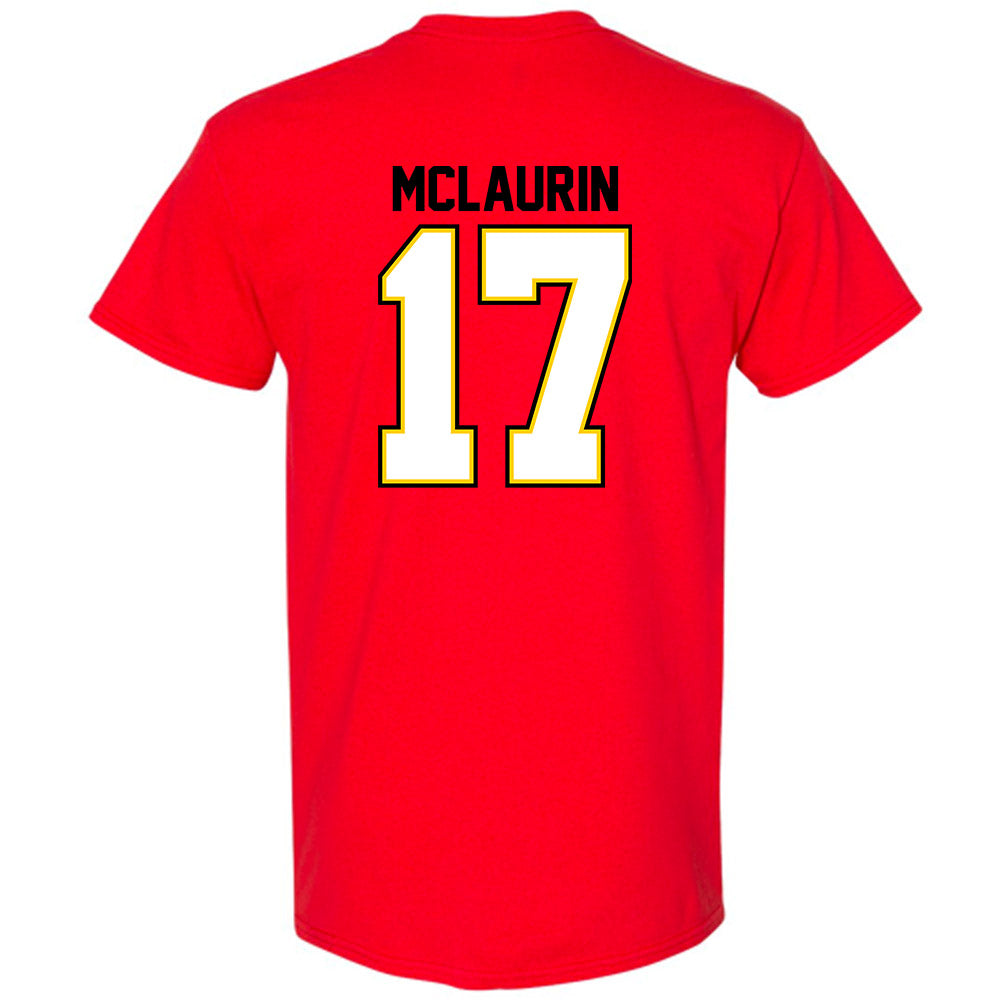 Maryland - NCAA Football : Josiah Mclaurin - T-Shirt