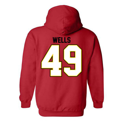 Maryland - NCAA Football : Chris Wells - Classic Shersey Hooded Sweatshirt-1