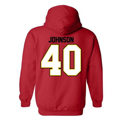 Maryland - NCAA Football : Taizse Johnson - Classic Shersey Hooded Sweatshirt