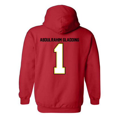 Maryland - NCAA Football : Naeem Abdul-Rahim Gladding - Classic Shersey Hooded Sweatshirt-1