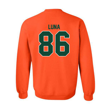 Miami - NCAA Football : Kolby Luna - Classic Shersey Crewneck Sweatshirt-1