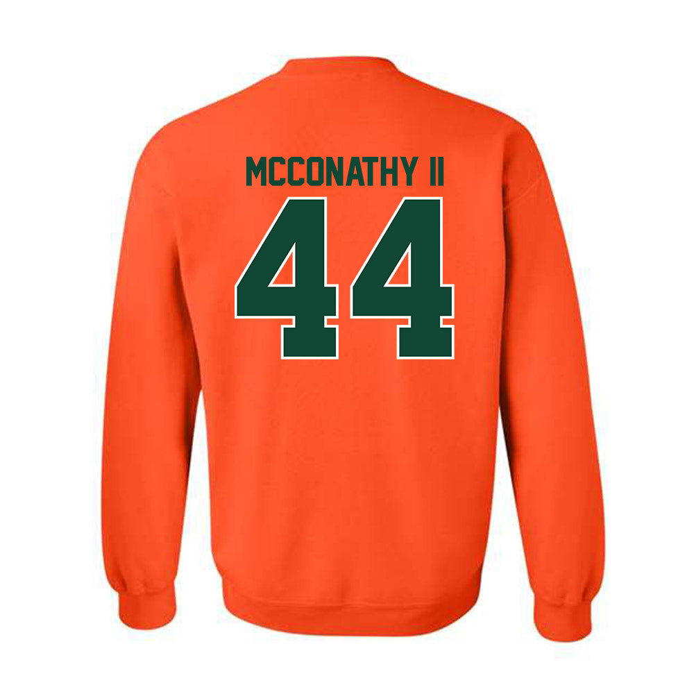 Miami - NCAA Football : Cole McConathy II - Classic Shersey Crewneck Sweatshirt-1