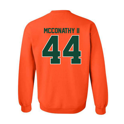 Miami - NCAA Football : Cole McConathy II - Classic Shersey Crewneck Sweatshirt-1