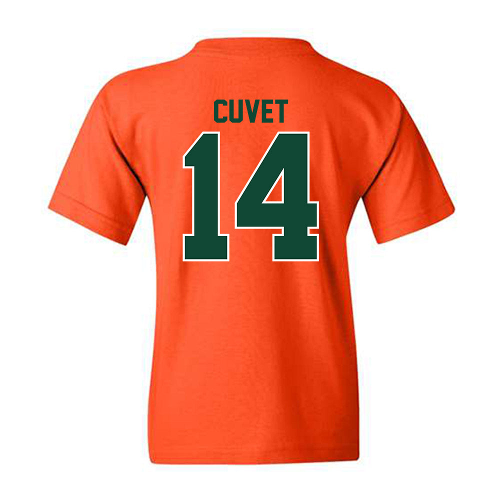 Miami - NCAA Baseball : Daniel Cuvet - Classic Shersey Youth T-Shirt-1