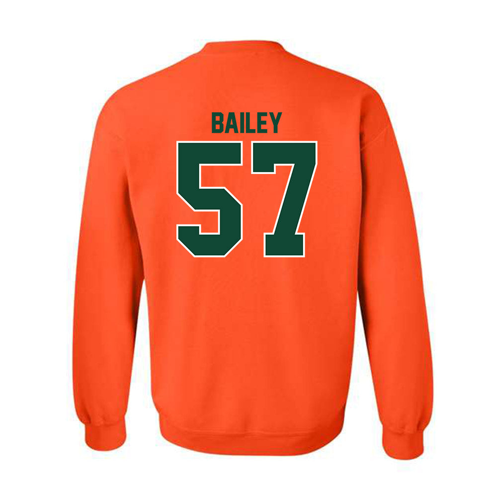 Miami - NCAA Football : Allen Bailey - Classic Shersey Crewneck Sweatshirt-1