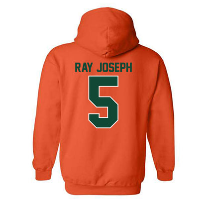 Miami - NCAA Football : Ray Ray Joseph - Classic Shersey Hooded Sweatshirt-1
