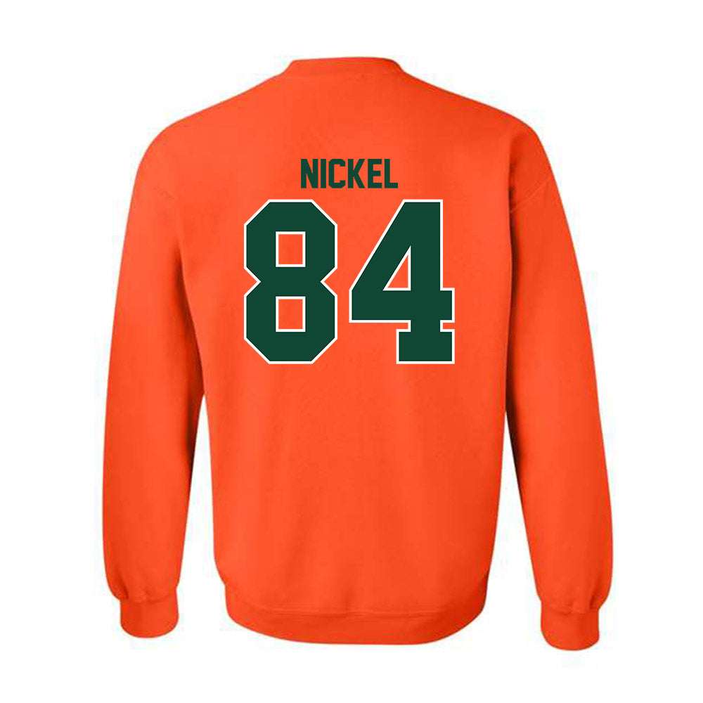 Miami - NCAA Football : Jack Nickel - Classic Shersey Crewneck Sweatshirt-1