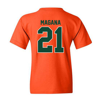 Miami - NCAA Baseball : Mario Magana - Classic Shersey Youth T-Shirt-1
