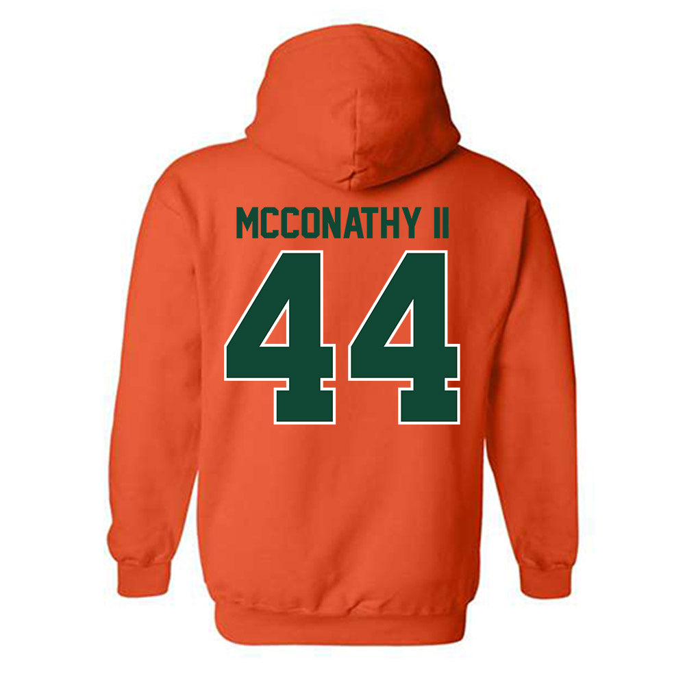 Miami - NCAA Football : Cole McConathy II - Classic Shersey Hooded Sweatshirt-1