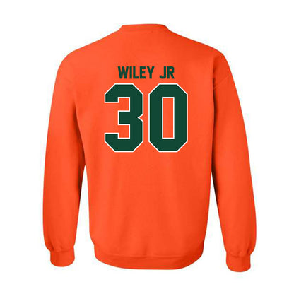 Miami - NCAA Football : Kellen Wiley Jr - Classic Shersey Crewneck Sweatshirt-1