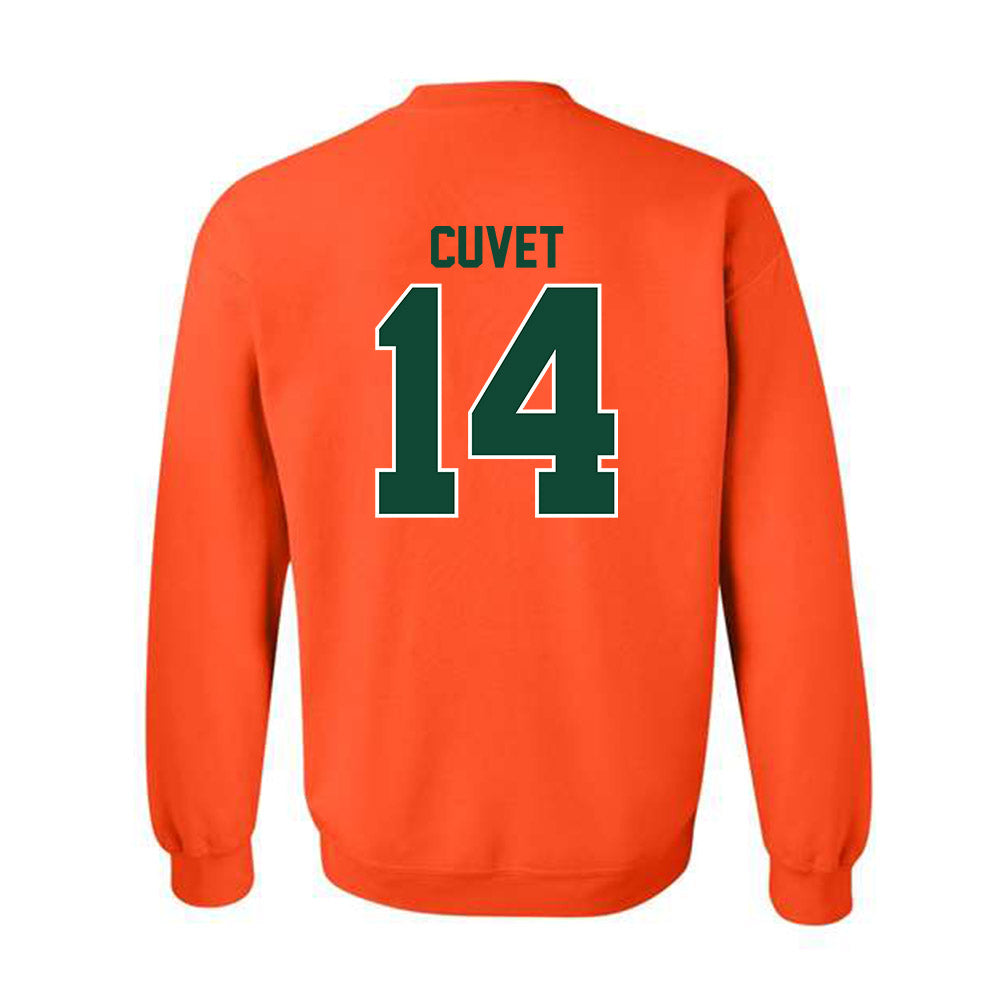 Miami - NCAA Baseball : Daniel Cuvet - Classic Shersey Crewneck Sweatshirt-1