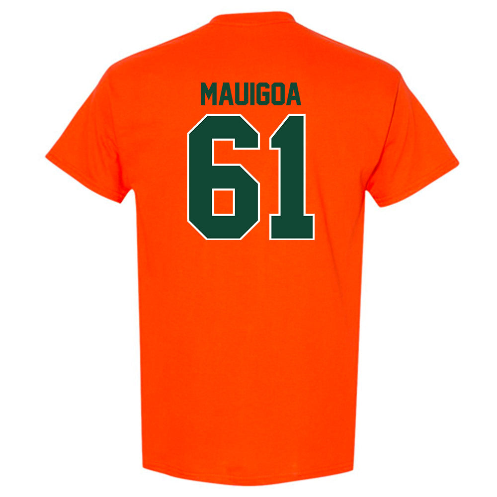 Miami - NCAA Football : Francis Mauigoa - Classic Shersey T-Shirt-1