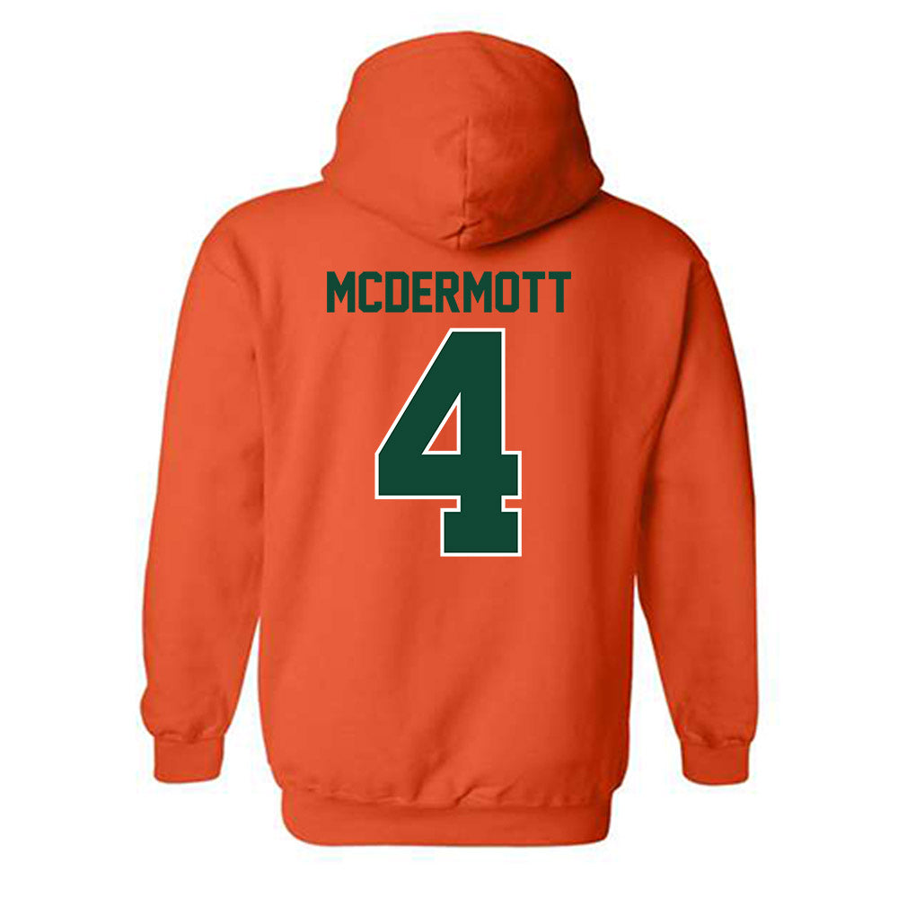 Miami - Women's Volleyball Alumni : Brooke McDermott - Classic Shersey Hooded Sweatshirt