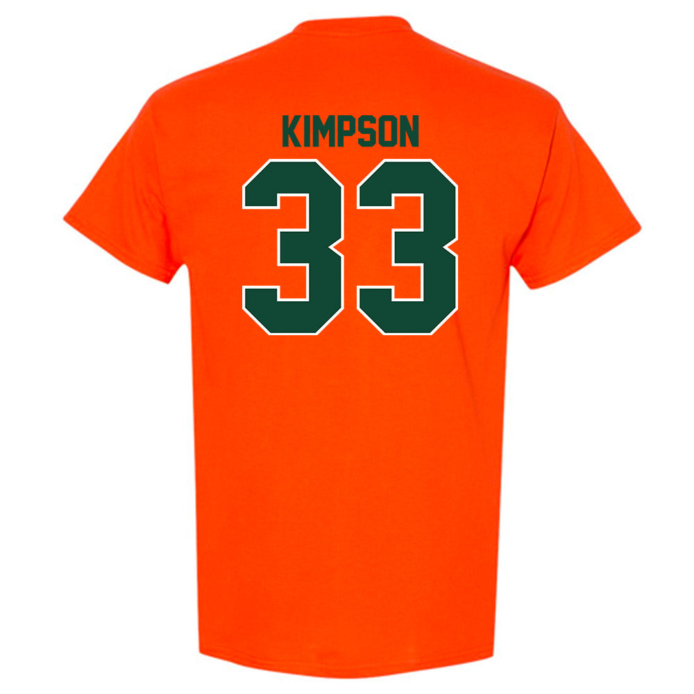 Miami - NCAA Women's Basketball : Amarachi Kimpson - Classic Shersey T-Shirt-1