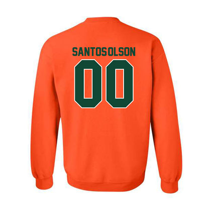 Miami - NCAA Baseball : Sebastian Santos-Olson - Classic Shersey Crewneck Sweatshirt-1