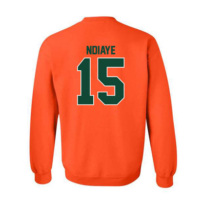 Miami - NCAA Women's Volleyball : Amina Ndiaye - Classic Shersey Crewneck Sweatshirt-1