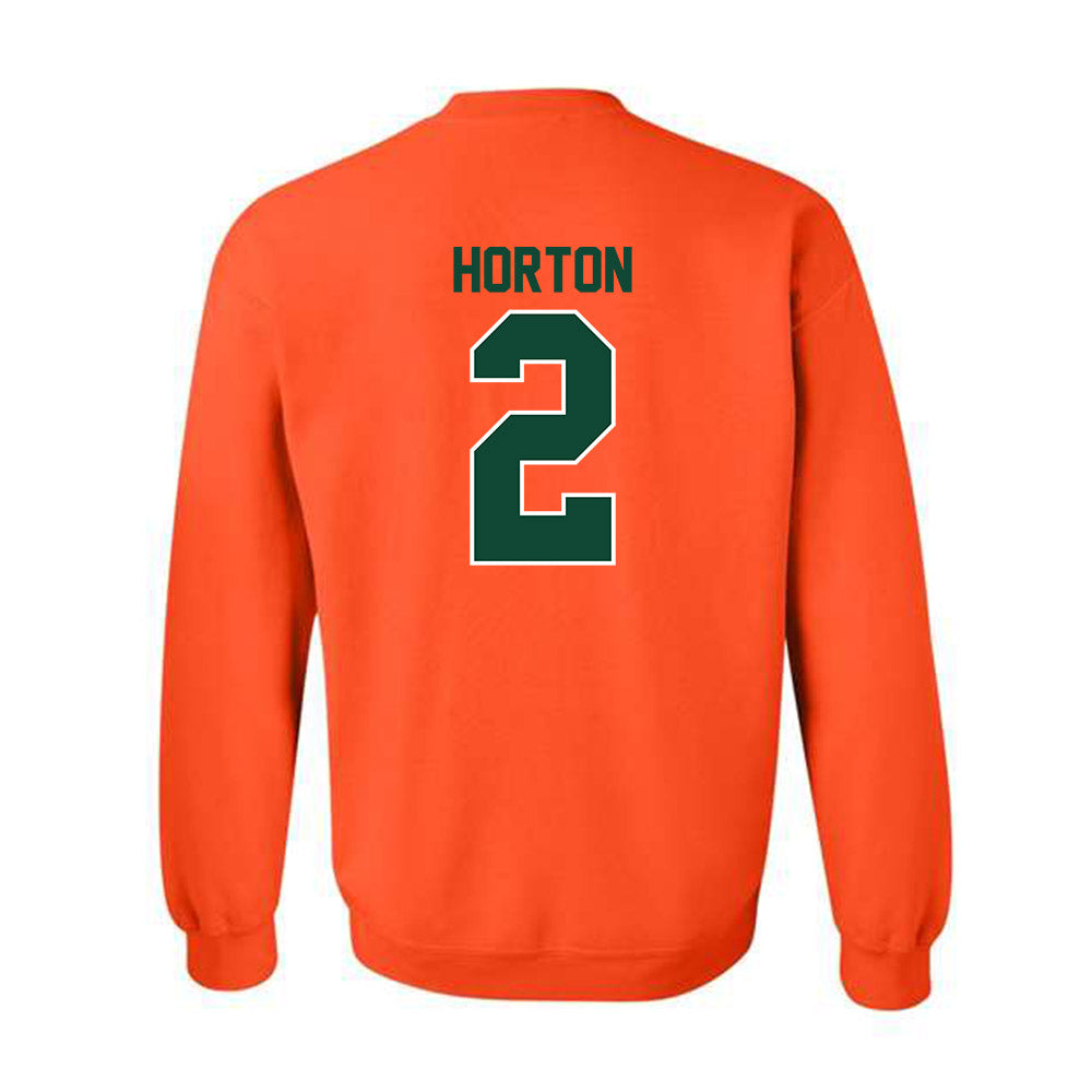 Miami - NCAA Football : Isaiah Horton - Classic Shersey Crewneck Sweatshirt