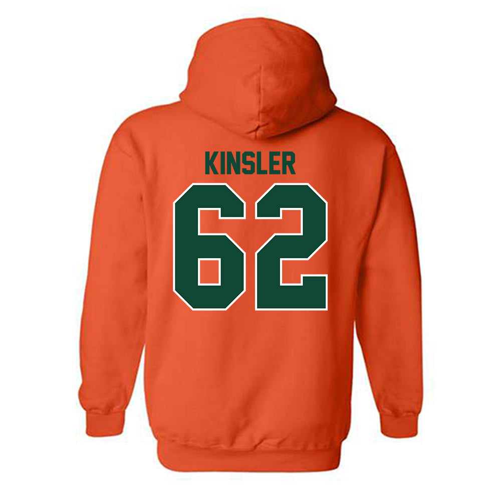 Miami - NCAA Football : Tommy Kinsler - Classic Shersey Hooded Sweatshirt