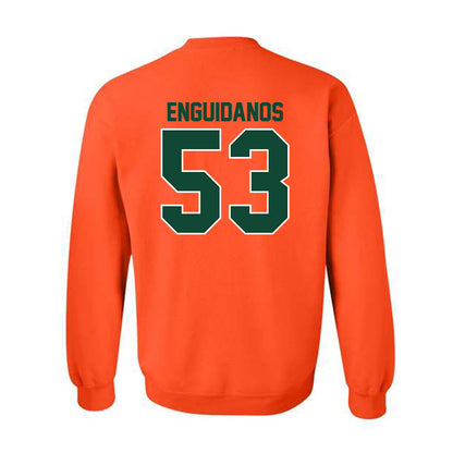 Miami - NCAA Football : Joey Enguidanos - Classic Shersey Crewneck Sweatshirt