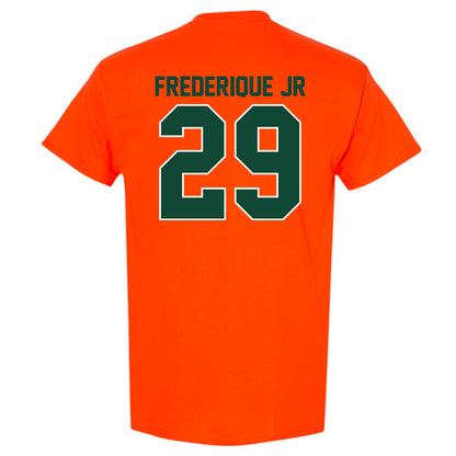 Miami - NCAA Football : Romanas Frederique Jr - Classic Shersey T-Shirt-1