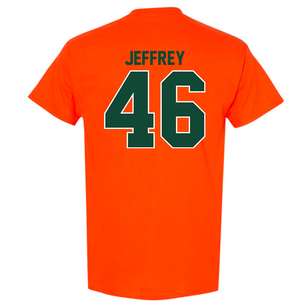 Miami - NCAA Baseball : Donavan Jeffrey - Classic Shersey T-Shirt-1