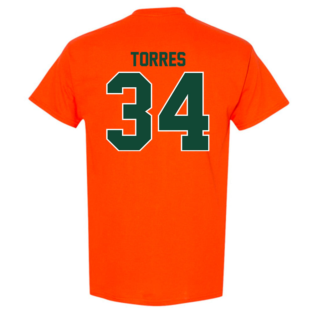 Miami - NCAA Baseball : Michael Torres - Classic Shersey T-Shirt-1