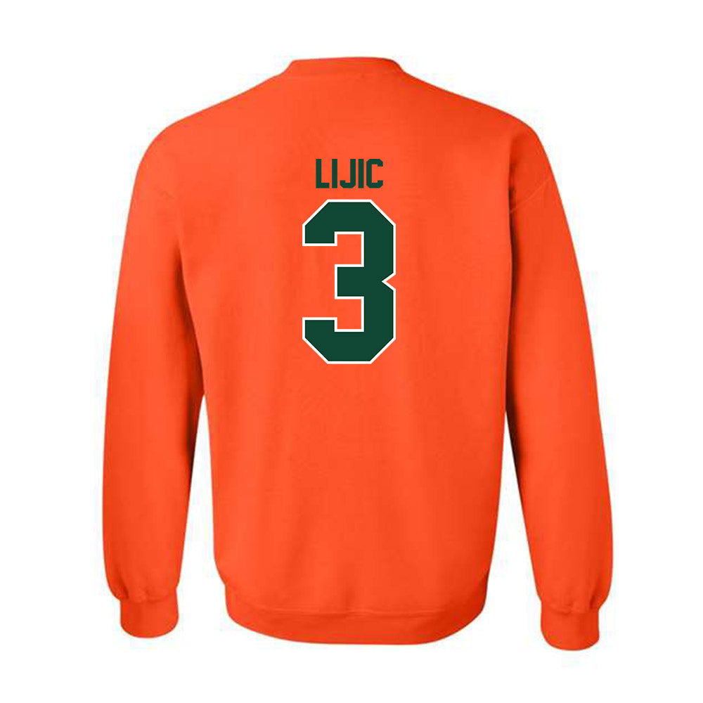 Miami - NCAA Women's Volleyball : Kate Lijic - Classic Shersey Crewneck Sweatshirt-1